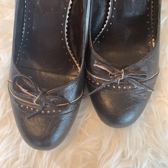 Aeya By San Women’s Beautiful Brown High Heel Shoes Size 39 EU - Picture 9 of 12